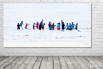 Papier peint : personnes au bord de la mer 9 - format paysage 2:1 - nombreuses tailles et matériaux - motif d'art photographique exclusif comme image sur toile ou image sur verre acrylique pour la décoration murale 10