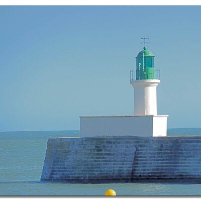 Mural: The Lighthouse 2 - landscape format 4:3 - many sizes & materials - exclusive photo art motif as a canvas picture or acrylic glass picture for wall decoration