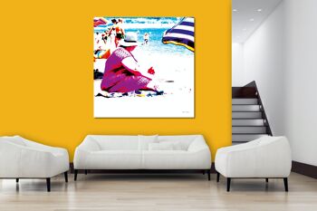 Papier peint : beauté de la plage - carré 1:1 - nombreuses tailles et matériaux - motif d'art photo exclusif sous forme de toile ou d'image en verre acrylique pour la décoration murale 5