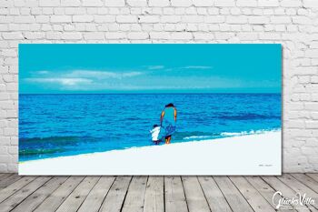 Papier peint : Les gens sur la mer Méditerranée 9 - Format paysage 2:1 - Nombreuses tailles et matériaux - Motif d'art photo exclusif comme image sur toile ou image sur verre acrylique pour la décoration murale 10