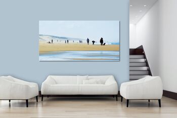 Papier peint : à la plage de Biscarosse 1 - format paysage 2:1 - nombreuses tailles et matériaux - motif d'art photo exclusif sous forme d'image sur toile ou d'image en verre acrylique pour la décoration murale 9