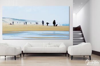 Papier peint : à la plage de Biscarosse 1 - format paysage 2:1 - nombreuses tailles et matériaux - motif d'art photo exclusif sous forme d'image sur toile ou d'image en verre acrylique pour la décoration murale 14