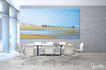Papier peint : à la plage de Biscarosse 2 - format paysage 2:1 - nombreuses tailles et matériaux - motif d'art photo exclusif sous forme d'image sur toile ou d'image en verre acrylique pour la décoration murale 7