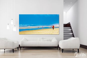 Papier peint : à la plage de Biscarosse 5 - format paysage 2:1 - nombreuses tailles et matériaux - motif d'art photo exclusif sous forme d'image sur toile ou d'image en verre acrylique pour la décoration murale 7