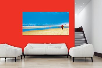 Papier peint : à la plage de Biscarosse 5 - format paysage 2:1 - nombreuses tailles et matériaux - motif d'art photo exclusif sous forme d'image sur toile ou d'image en verre acrylique pour la décoration murale 9