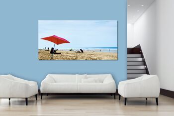 Papier peint : à la plage de Biscarosse 7 - format paysage 2:1 - nombreuses tailles et matériaux - motif d'art photo exclusif sous forme d'image sur toile ou d'image en verre acrylique pour la décoration murale 8
