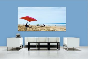 Papier peint : à la plage de Biscarosse 7 - format paysage 2:1 - nombreuses tailles et matériaux - motif d'art photo exclusif sous forme d'image sur toile ou d'image en verre acrylique pour la décoration murale 10