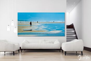Papier peint : à la plage de Biscarosse 9 - format paysage 2:1 - nombreuses tailles et matériaux - motif d'art photo exclusif sous forme d'image sur toile ou d'image en verre acrylique pour la décoration murale 5