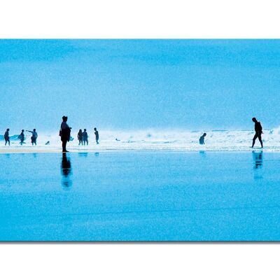 Murale: à la plage de Biscarosse 10 - formato orizzontale 2:1 - molte dimensioni e materiali - esclusivo motivo artistico fotografico come immagine su tela o immagine su vetro acrilico per la decorazione murale