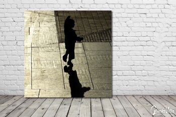 Tableau mural : jeu d'ombres 2 - carré 1:1 - nombreuses tailles et matériaux - motif d'art photographique exclusif comme tableau sur toile ou tableau en verre acrylique pour la décoration murale 7