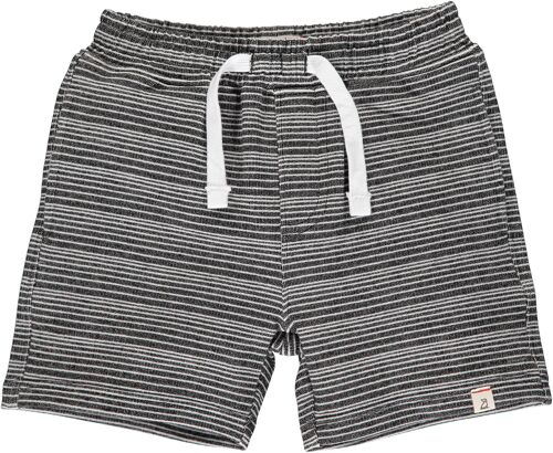 BLUEPETER sweat shorts Black/white stripe