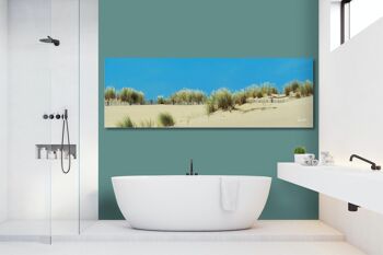 Papier peint : paysage de dunes 1 - panorama sur 3:1 - nombreuses tailles et matériaux - motif d'art photographique exclusif sous forme de toile ou d'image en verre acrylique pour la décoration murale 2