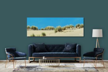 Papier peint : paysage de dunes 1 - panorama sur 3:1 - nombreuses tailles et matériaux - motif d'art photographique exclusif sous forme de toile ou d'image en verre acrylique pour la décoration murale 4