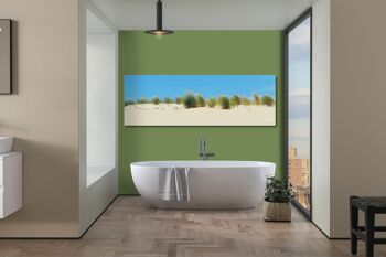 Papier peint : paysage de dunes 1 - panorama sur 3:1 - nombreuses tailles et matériaux - motif d'art photographique exclusif sous forme de toile ou d'image en verre acrylique pour la décoration murale 5