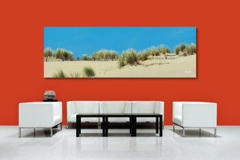 Papier peint : paysage de dunes 1 - panorama sur 3:1 - nombreuses tailles et matériaux - motif d'art photographique exclusif sous forme de toile ou d'image en verre acrylique pour la décoration murale 7