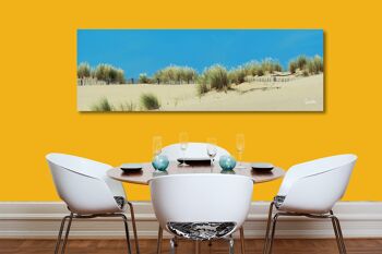 Papier peint : paysage de dunes 1 - panorama sur 3:1 - nombreuses tailles et matériaux - motif d'art photographique exclusif sous forme de toile ou d'image en verre acrylique pour la décoration murale 8