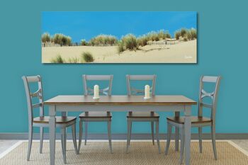 Papier peint : paysage de dunes 1 - panorama sur 3:1 - nombreuses tailles et matériaux - motif d'art photographique exclusif sous forme de toile ou d'image en verre acrylique pour la décoration murale 9