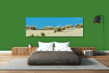 Papier peint : paysage de dunes 1 - panorama sur 3:1 - nombreuses tailles et matériaux - motif d'art photographique exclusif sous forme de toile ou d'image en verre acrylique pour la décoration murale 11