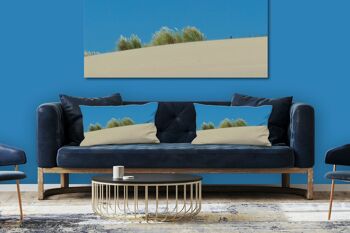 Ensemble de coussins photo décoratifs (2 pièces), motif : paysage de dunes 3 - taille : 80 x 40 cm - housse de coussin premium, coussin décoratif, coussin décoratif, coussin photo, housse de coussin 7