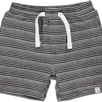 BLUEPETER sweat shorts Black/white stripe kids