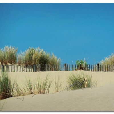 Murale: paesaggio di dune 4 - formato orizzontale 4:3 - molte dimensioni e materiali - esclusivo motivo artistico fotografico come immagine su tela o immagine su vetro acrilico per la decorazione murale