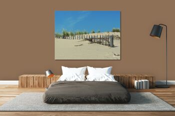 Papier peint : paysage de dunes 5 - format paysage 4:3 - nombreuses tailles et matériaux - motif d'art photographique exclusif sous forme d'image sur toile ou d'image en verre acrylique pour la décoration murale 5