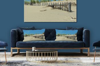 Ensemble de coussins photo décoratifs (2 pièces), motif : paysage de dunes 5 - taille : 80 x 40 cm - housse de coussin premium, coussin décoratif, coussin décoratif, coussin photo, housse de coussin 6