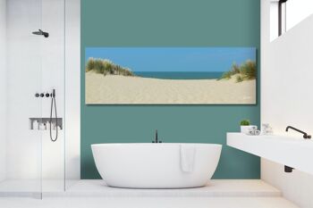 Papier peint : paysage de dunes 6 - panorama sur 3:1 - nombreuses tailles et matériaux - motif d'art photographique exclusif sous forme de toile ou d'image en verre acrylique pour la décoration murale 2