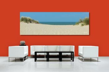 Papier peint : paysage de dunes 6 - panorama sur 3:1 - nombreuses tailles et matériaux - motif d'art photographique exclusif sous forme de toile ou d'image en verre acrylique pour la décoration murale 5