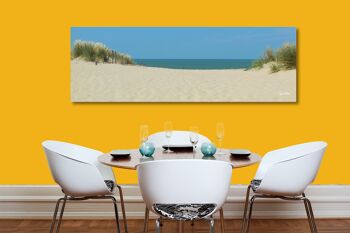 Papier peint : paysage de dunes 6 - panorama sur 3:1 - nombreuses tailles et matériaux - motif d'art photographique exclusif sous forme de toile ou d'image en verre acrylique pour la décoration murale 6