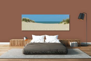 Papier peint : paysage de dunes 6 - panorama sur 3:1 - nombreuses tailles et matériaux - motif d'art photographique exclusif sous forme de toile ou d'image en verre acrylique pour la décoration murale 11