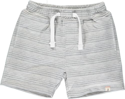 BLUEPETER sweat shorts Grey/white stripe teens