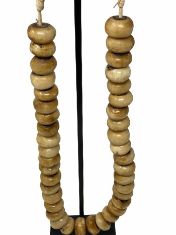 Perles Kenya - marron clair 2