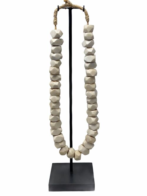 Kenya Beads - white