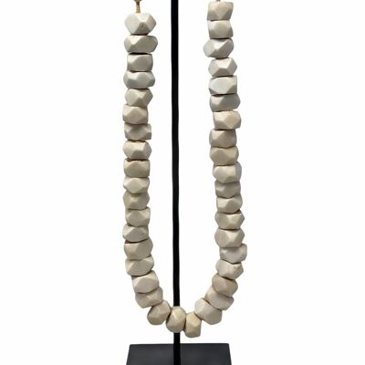 Kenya Beads - white