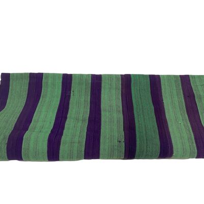 Tissu Ashoke (Aso Oke) Vert et violet (106.3)