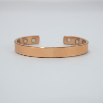 Bracelet magnétique en cuivre pur avec coffret cadeau (design 15-L) 2