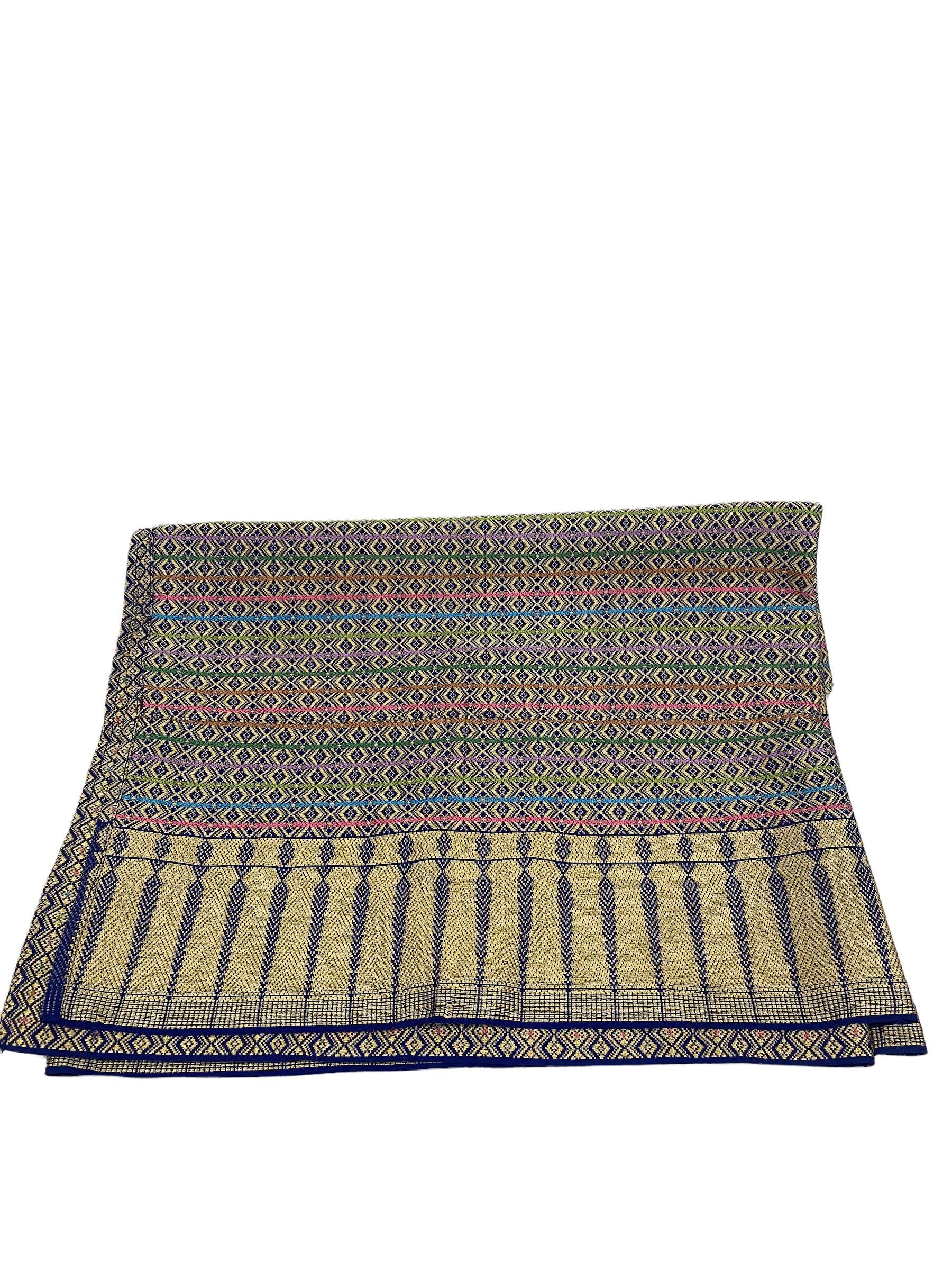 Tissu Ashoke (Aso Oke) Doré & multicolore (106.2)