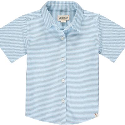 TILLER Jerseyshirt Blau/weiß Mikrostreifen Kinder