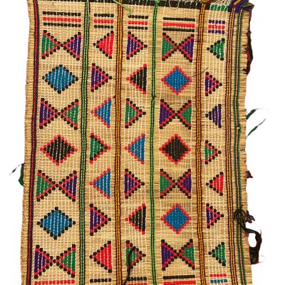 Caña tuareg y estera textil - (40.2)