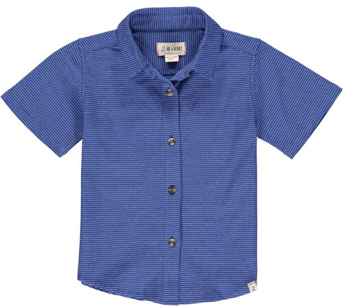 TILLER jersey shirt Royal/white micro stripe kids