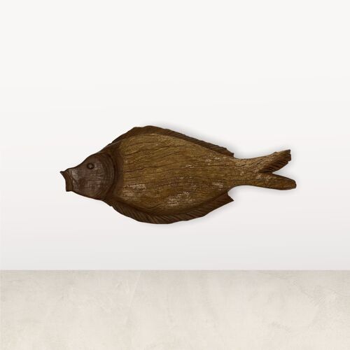 Driftwood Hand Carved Fish - (M1.2)