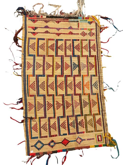 Tuareg reed and textile mat - (40.1)