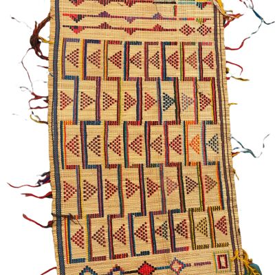 Caña tuareg y estera textil - (40.1)