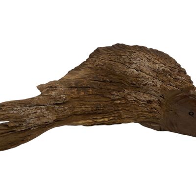 Pesce intagliato a mano in legno galleggiante - (1304)