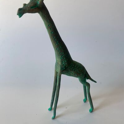 Animaux touaregs en laiton - Girafe (04)