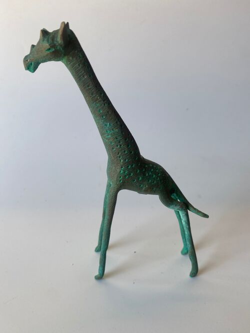 Tuareg Brass animals - Giraffe (05)