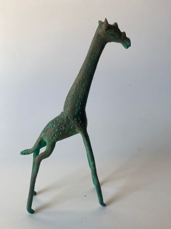 Animaux touaregs en laiton - Girafe (05) 3