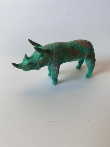 Animaux touareg en laiton - Rhino 3