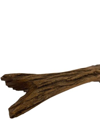 Poisson sculpté à la main en bois flotté - (1302) 2